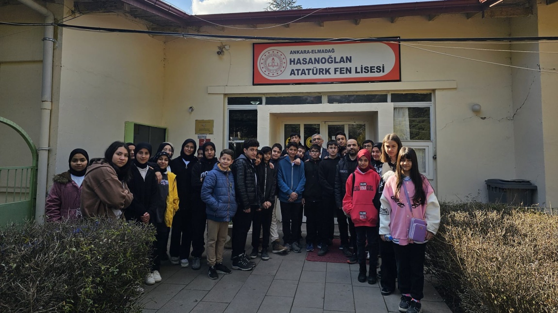 Hasanoğlan Atatürk Fen Lisesi okulu ziyaretimiz.